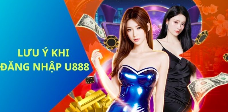 Lưu ý khi log in U888