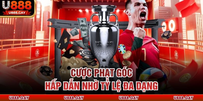 Cược phạt góc hấp dẫn nhờ tỷ lệ đa dạng