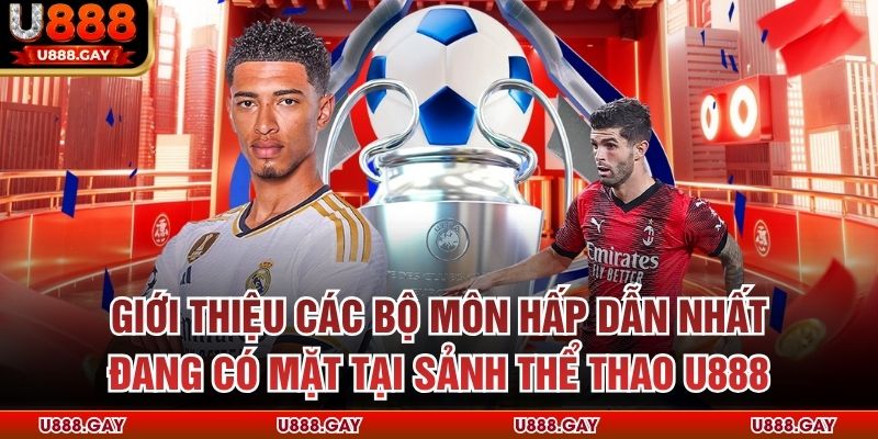 Các bộ môn hấp dẫn nhất đang có mặt tại thể thao U888