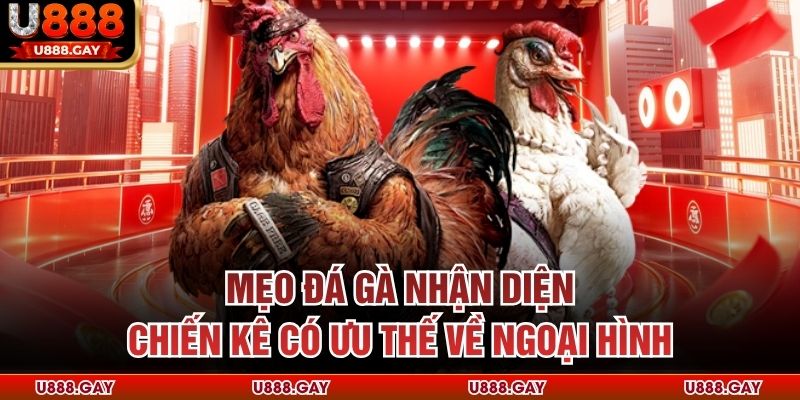 Mẹo đá gà nhận diện chiến kê có ưu thế về ngoại hình