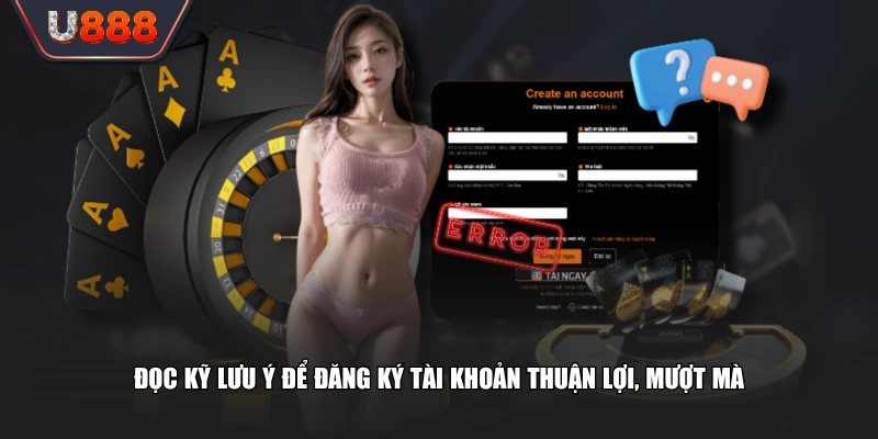 Đọc kỹ lưu ý để đăng ký tài khoản thuận lợi, mượt mà